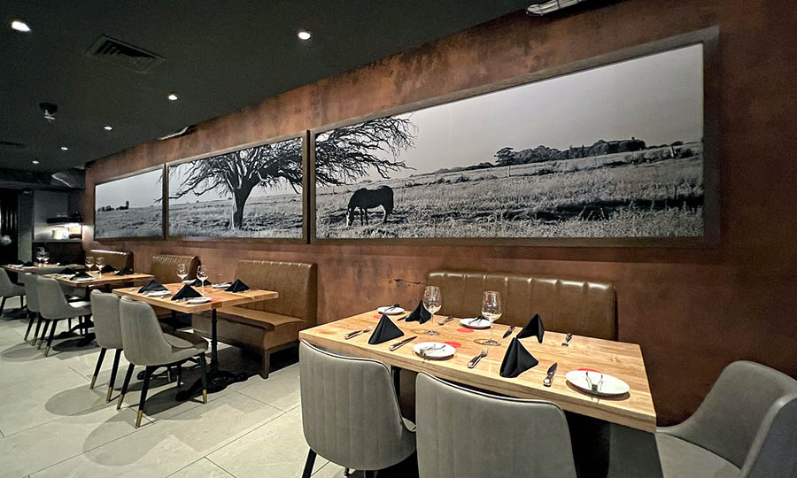 El sal�n interior de Fogo de Chao