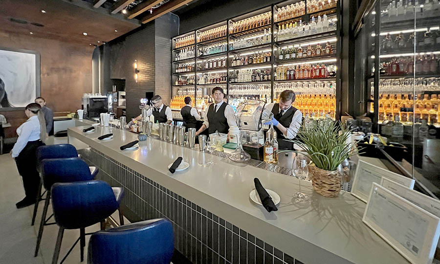 El bar de Fogo de Chao Santiago