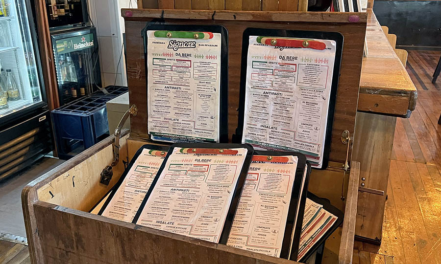 Detalles en Signore pizza, pasta y bar - Signore Pizza