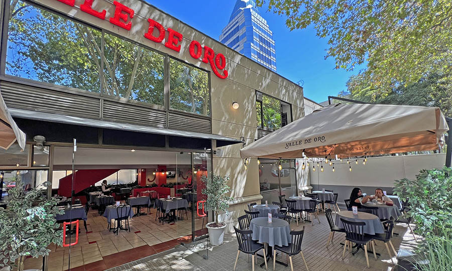 La terraza de Valle de Oro por Augusto Legu�a Sur