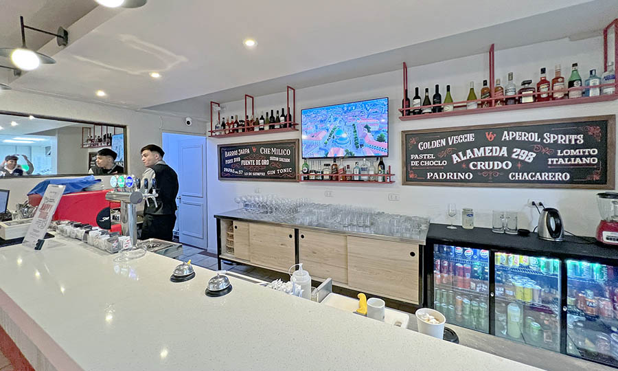 El bar de la fuente de soda Valle de Oro en Providencia - Valle de Oro - El Golf