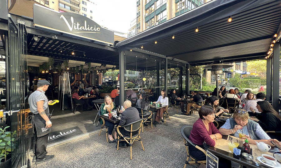 La frontal techada de Vitalicio