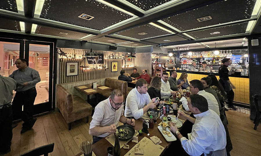 El sal�n interior de Vitalicio Restaurant Burger Bar - Vitalicio (ex D Gang)