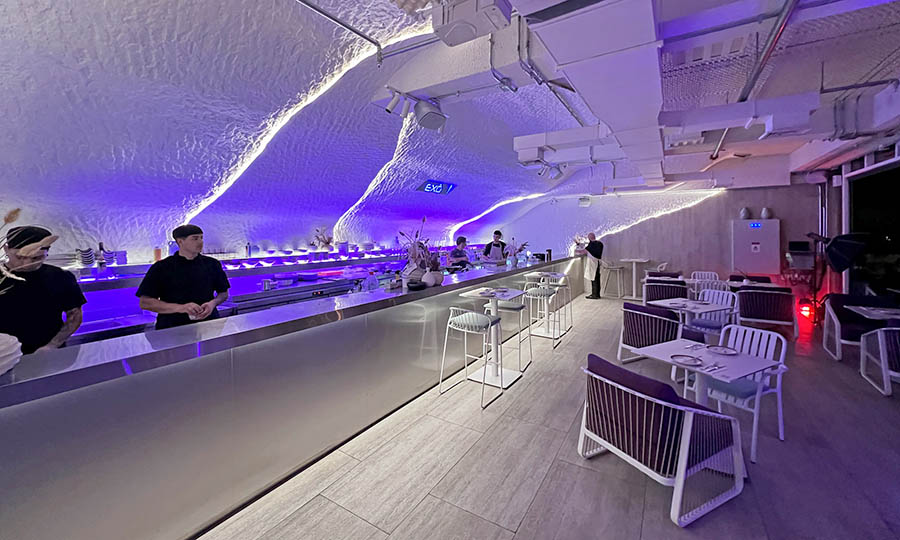 El interior de EXÒ Nuit