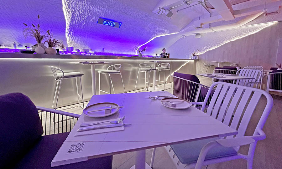 El interior de EXÒ Nuit