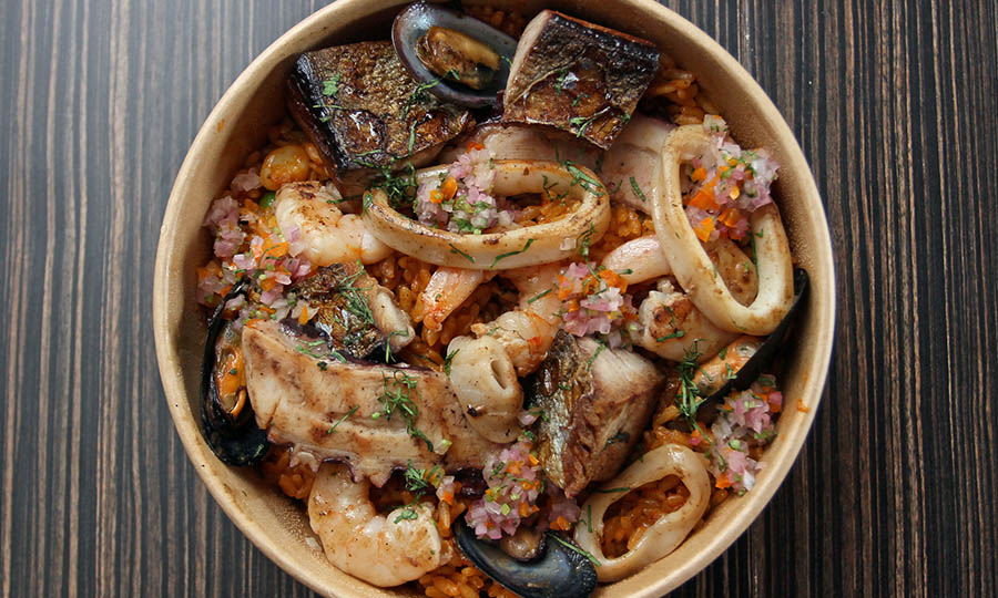 Arroz con mariscos - Umami Nikkei Delivery