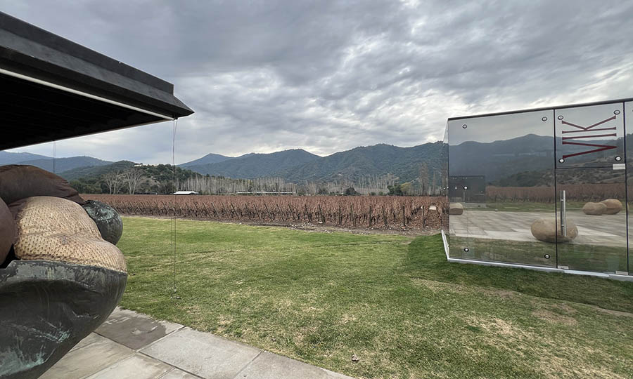 La terraza frontal de Pavilion en Viña VIK - Pavilion - Vi�a VIK