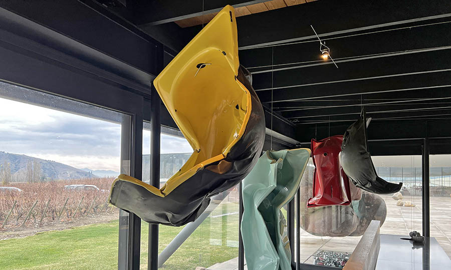 Arte y detalles en el Restaurante Pavilion en Viña VIK