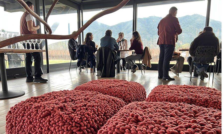 Arte y detalles en el Restaurante Pavilion en Viña VIK - Pavilion - Vi�a VIK