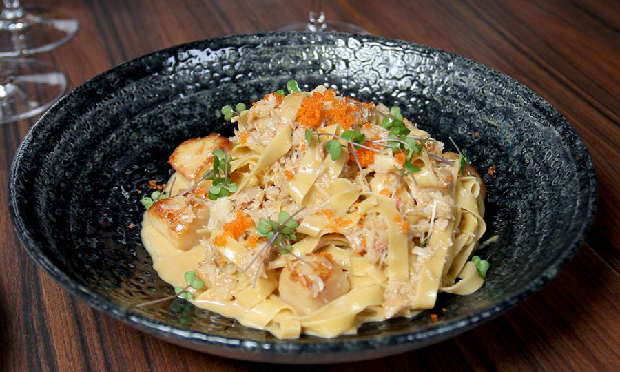 Tagliatelle de cangrejo