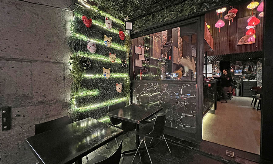 La terraza de Doga Sushi Nikkei