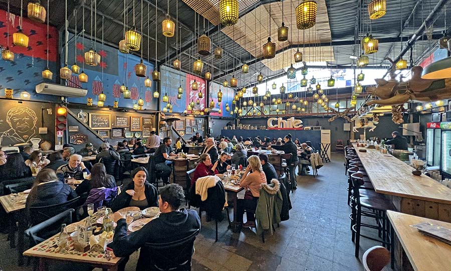 La gran �nave comedor� del nuevo restaurante El Hoyo - El Hoyo - Barrio Italia