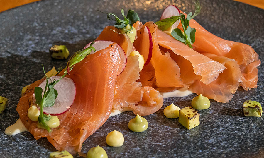 Salm�n Ahumado - Caf� Med Marriott