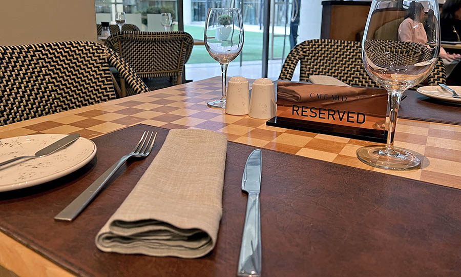 Detalles en Caf� Med del hotel Marriot Santiago - Caf� Med Marriott