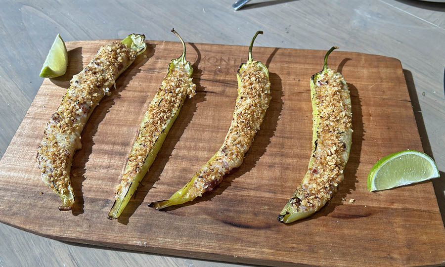 Aj�es relleno a la parrilla - Montenegro
