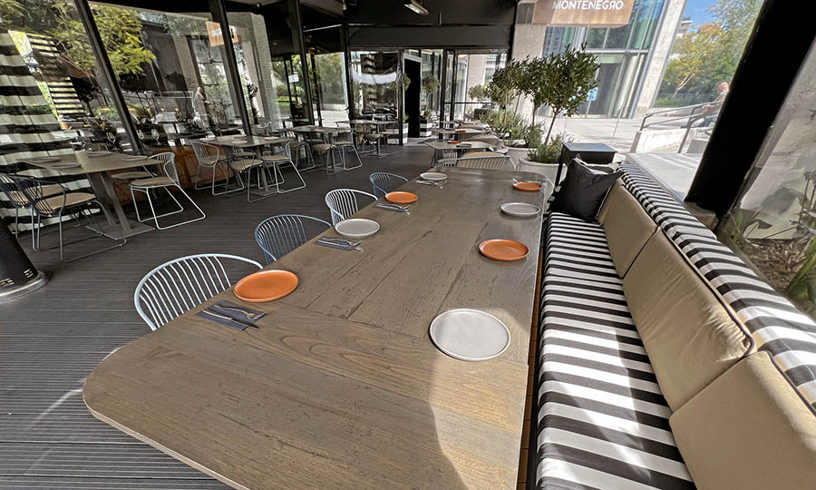 La gran terraza de Montenegro Restaurant - Montenegro