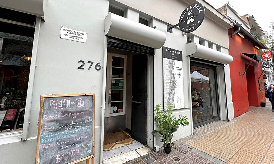 Fotos de bar restaurante de vinos Bocanaríz en Barrio Lastarria