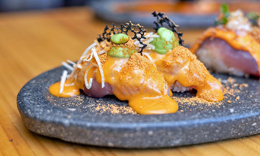 Nigiri miso y piure