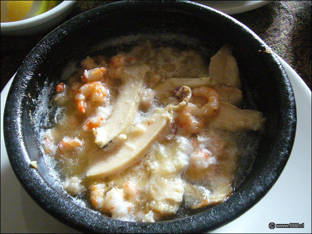 Camarones y locos al pil pil - Don Gaviota El Roble (Recoleta)