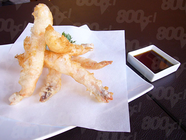 Camarones tempura - Zabo (Lastarria)