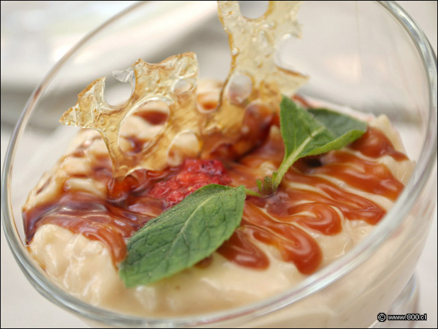 Detalle de Arroz con Leche - La Mar Cebichera