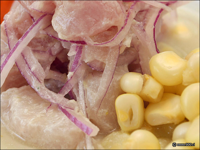 Detalle de Ceviche de Corvina (2) - La Mar (Cebichera)