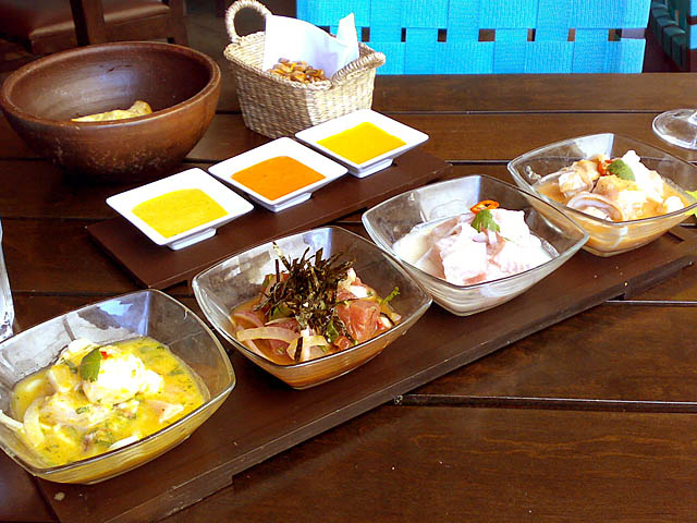 Degustacin de Ceviches - La Mar Cebichera