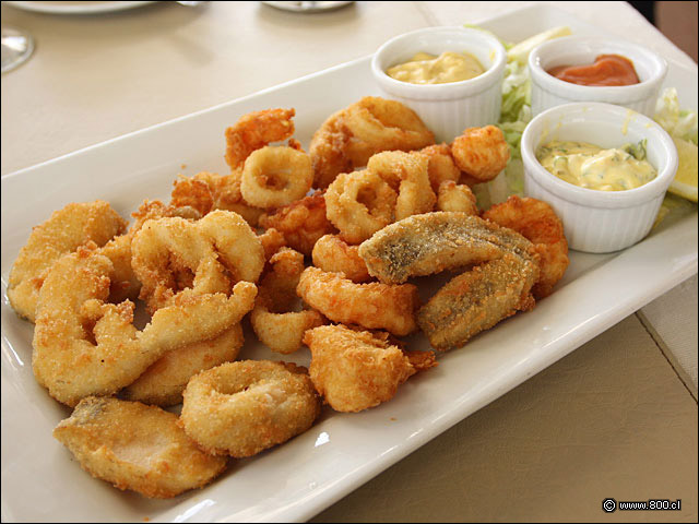 Apanaditos de Camarones, Calamares y Locos - Giratorio