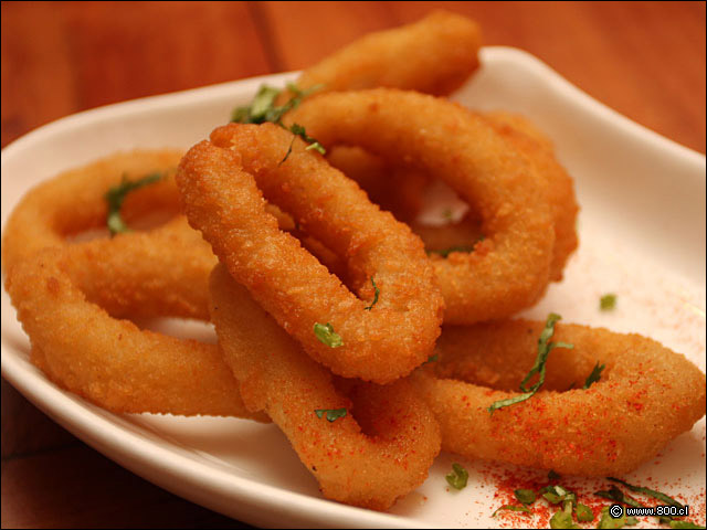 Detalle de Calamares a La Romana - Pata Negra