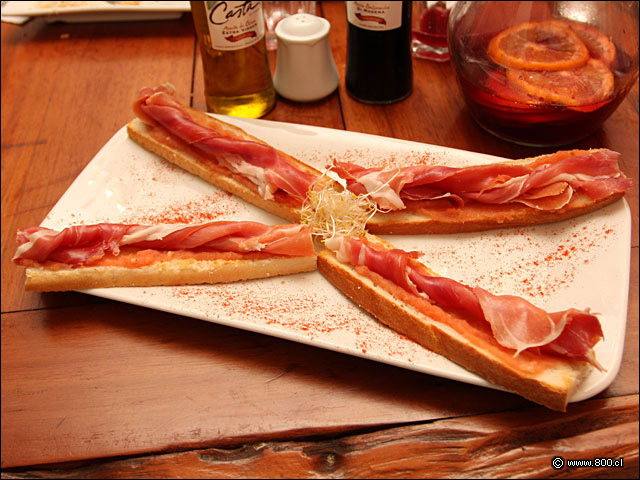 Pantumaca con Serrano - Pata Negra
