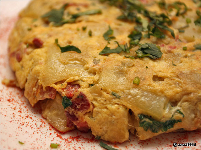 Detalle de Tortilla Castellana - Pata Negra