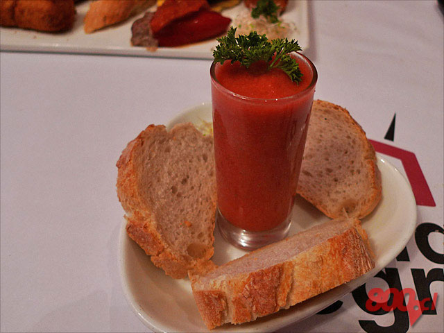 Xupito de gazpacho - Pata Negra