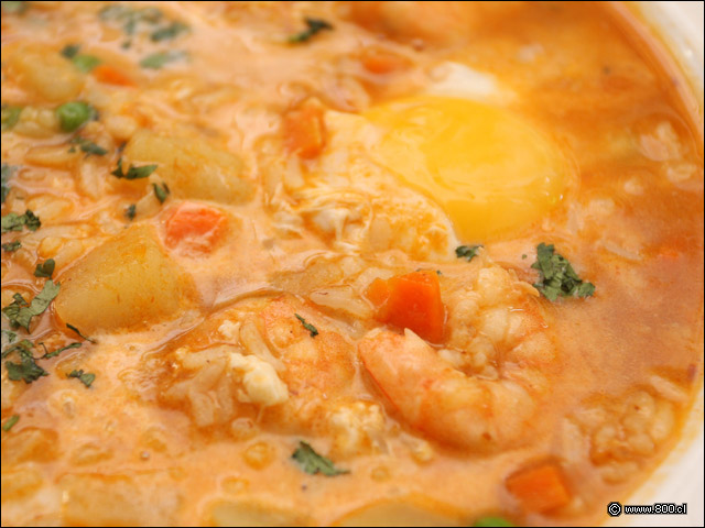 Detalle de Chupe de Camar�n - Tambo (Lastarria)