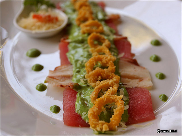 Tiradito De Pulpo y Atn - Alfresco (Las Condes)