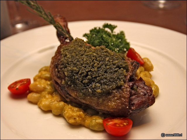 Muslo de Pato Asado con Porotos con Mazamorra - Cvico - La Moneda