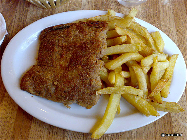 Escalopa con Papas Fritas