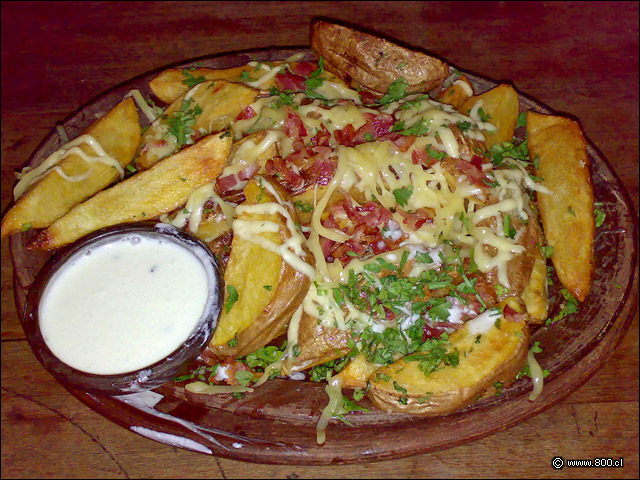 Papas fritas irlandesas - Irish Geo Pub Flannerys - Encomenderos