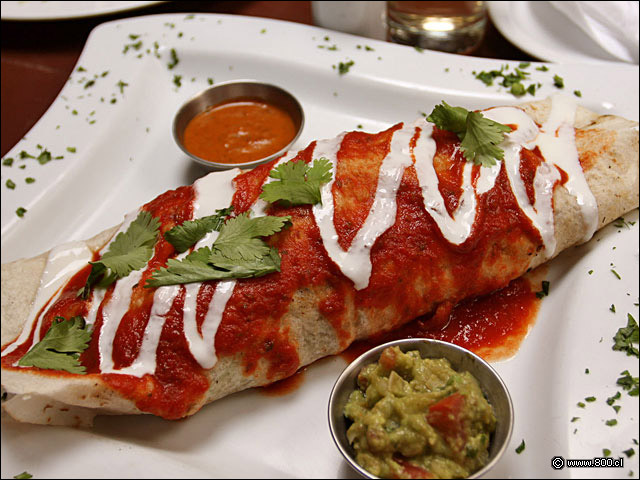 San Diego Surfer Burrito - California Cantina