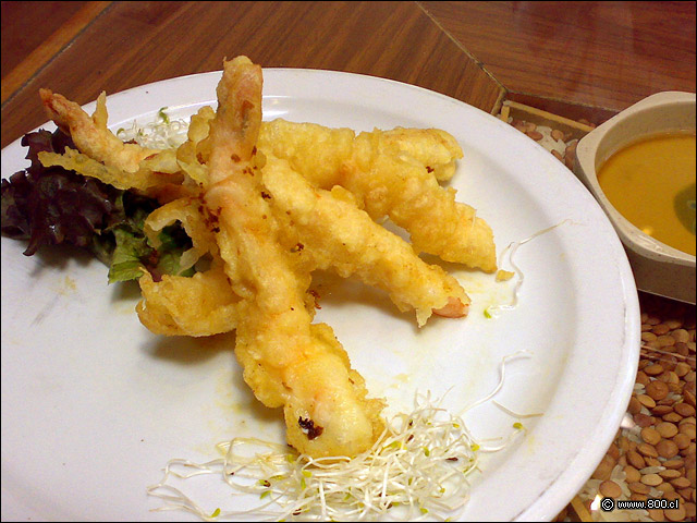 Camarones tempura