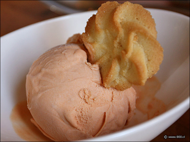 Helado de Rosa Mosqueta