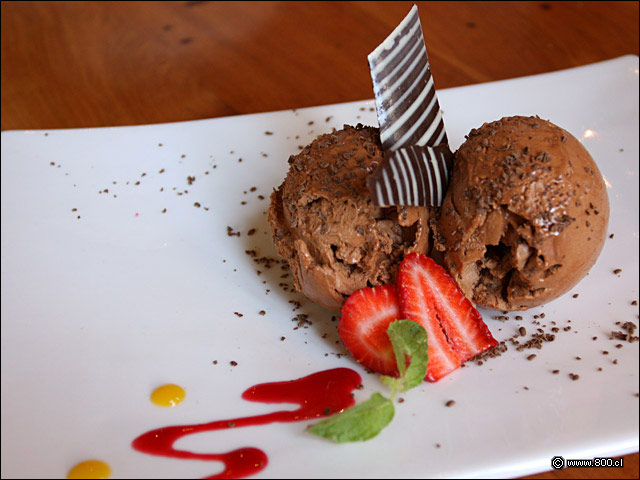 Mousse de Chocolate en esfera