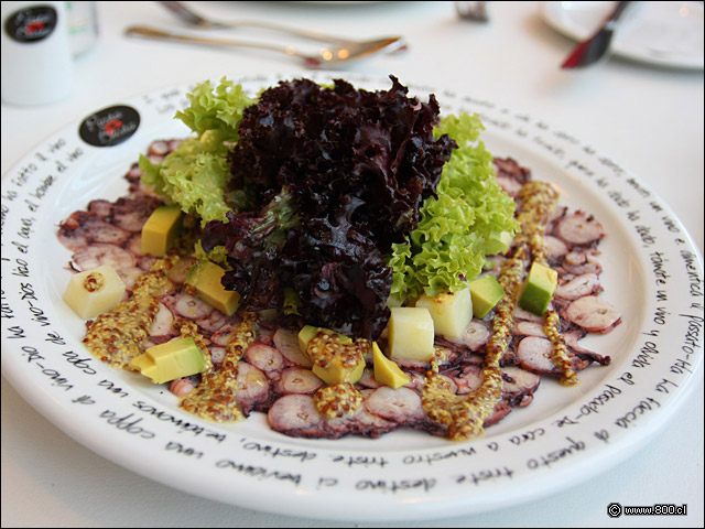 Carpaccio de Pulpo