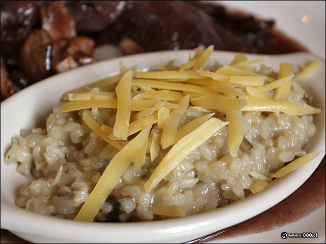 Risotto de callampas