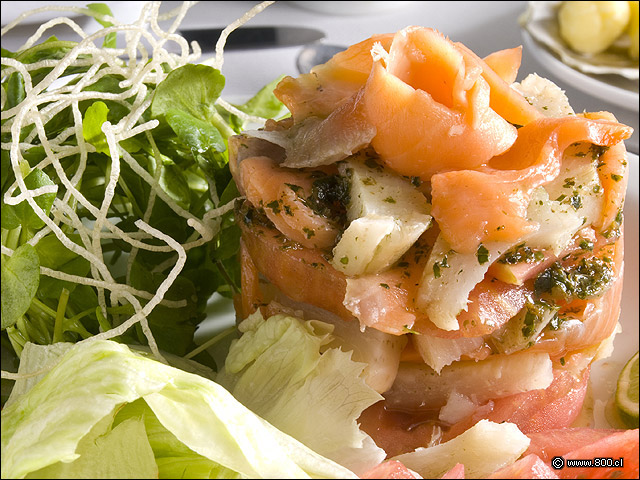 Detalle de Torta de Salm�n y Alcachofas 2 - Puerto Marisko