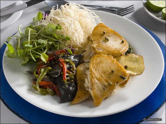 Mero con Ravioles de Centolla - Puerto Marisko