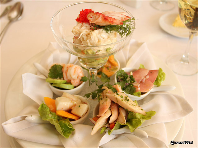 Martini de Mariscos - El Cid - Hotel Sheraton