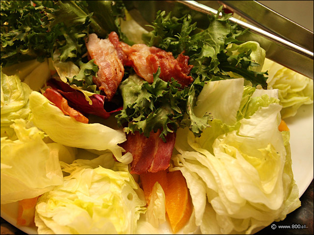 Ensalada de Lechuga y Tocino - El Cid - Hotel Sheraton