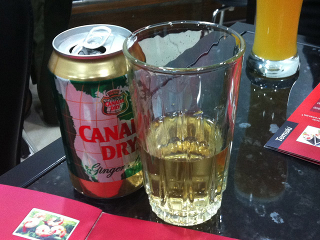 Canada Dry en lata sin hielo - Duahu Sushi (Santiago Centro)