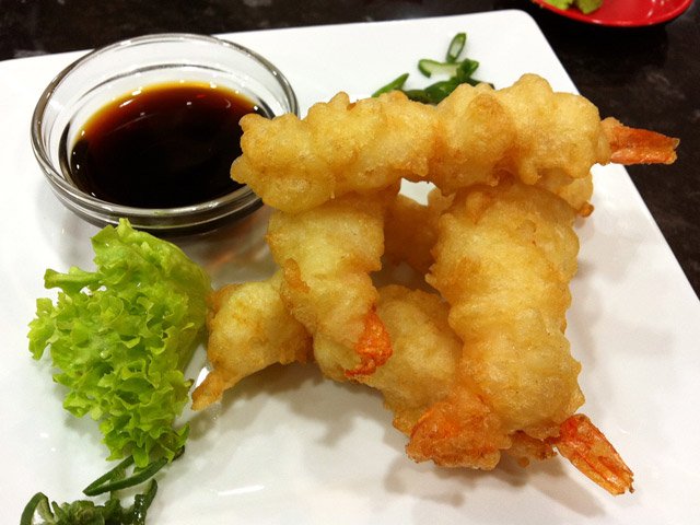 Camarones tempura - Duahu Sushi (Santiago Centro)