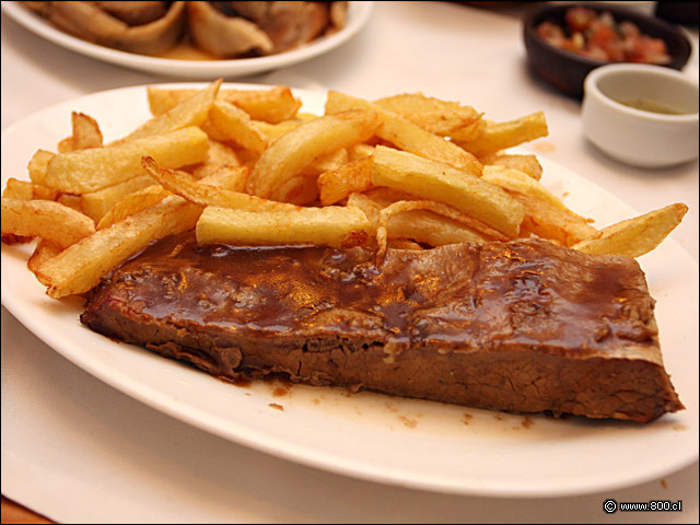 Plateada con Papas Fritas